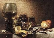 Pieter Claesz Still-Life with Oysters oil on canvas